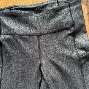 Lululemon Athletica Black and Silver Leggings
